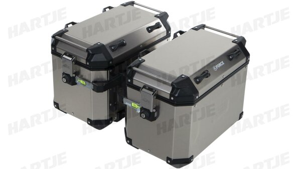 KAPPA Seitenkoffer "KFR48 K-Force" Monokey, 48 l I Satz, silber, 