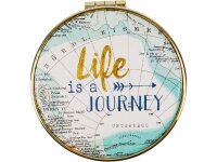 Taschenspiegel &quot;Life is a journey&quot; Reisezeit