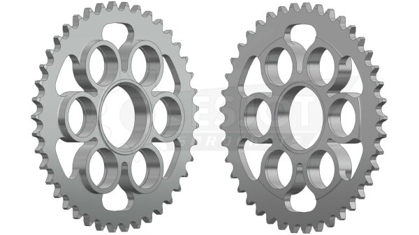 ESJOT Kettenrad "29039" 525, Stahl, silber 41 Zähne