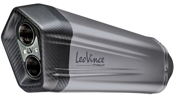 LEOVINCE Schalldämpfer "SBK LV-12" Titan E-Zulassu 15300T, Slip-O