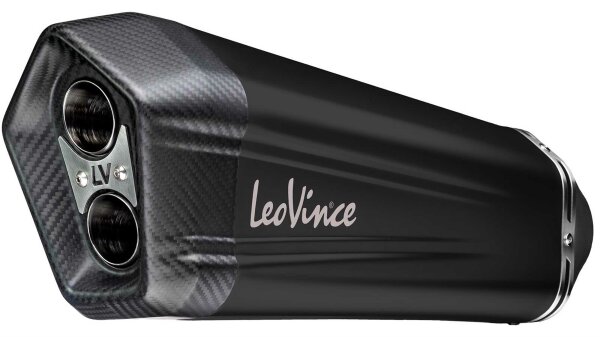 LEOVINCE Schalldämpfer "SBK LV-12 Black Edition" E 15301B, Slip-O