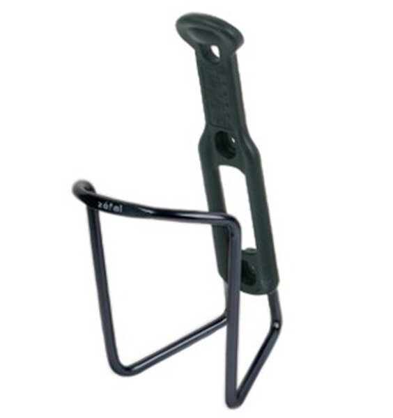 trinkflaschenhalter zefal 124 alu, schwarz