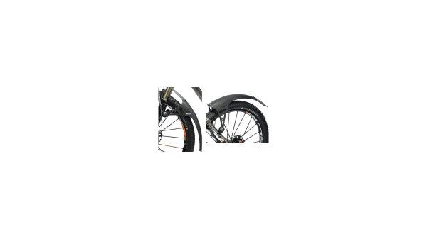 steckblech universal zéfal no mud 26" schwarz, ca. 65mm, für mtb              