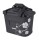 lenkerkorb-tasche bluebird mit qr-halter schwarz/hibiskus 35.9x26.4x27.3cm 20ltr