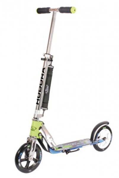 city scooter big wheel hudora alu 8" 205 grün/blau 205mm                     