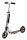 City Scooter Big Wheel Hudora Alu 8" 205RX schwarz/silber/rot 205mm RX-design