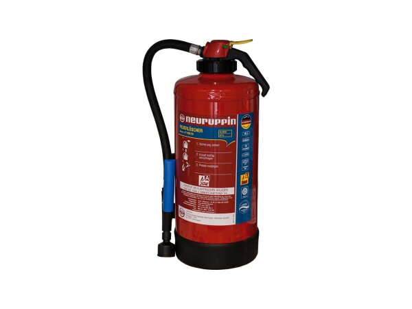 TIP TOP Feuerlöscher "WA 9 F-500", Handfeuerlöscher mit Fluo