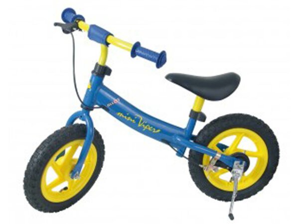 Kinder-Laufrad Mini Viper 12", rot/gelb, Alurahmen, Griffe rot
