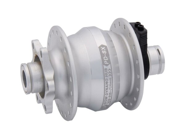 SHUTTER PRECISION Nabendynamo "PD-8", Für Scheibenbremse 6-L