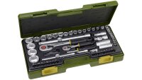 PROXXON Steckschlüsselsatz 1/4" + 1/2",...