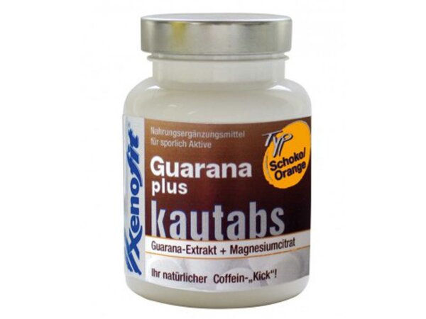 Kautabletten Xenofit Guarana plus Dose 40 Kautabletten á 1,9g, Schoko/Oran