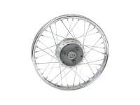 Speichenrad 16", Stahl verchromt, vorne und hinten...
