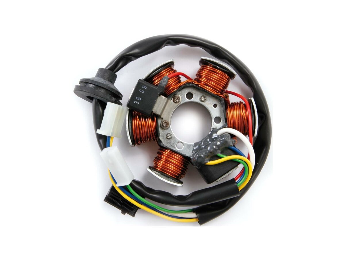 Xfight-Parts Ankerplatte Mit Pick-up Für CPI Oliver City 125 – 8 Spulen, 5 Kabel, 4-Takt