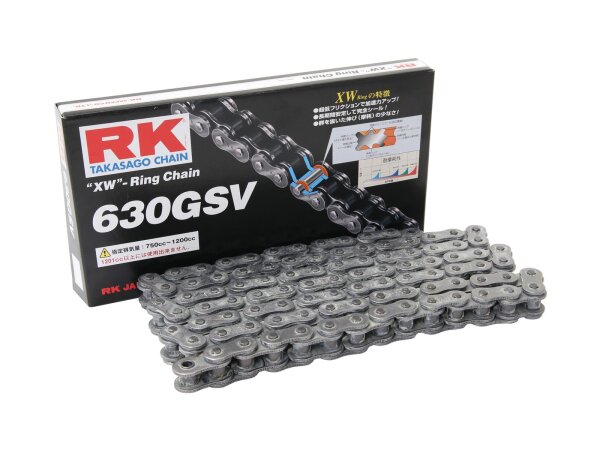 RK Kette "630GSV" 5/8 x 3/8, XW-Ring Kette Vintage 92 Glieder, Ho