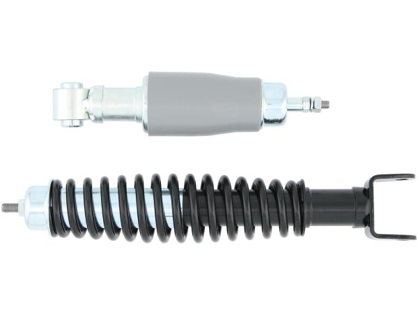 Stoßdämpfersatz Carbone schwarz/grau