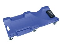 CONDOR Montagerollbrett Tragkraft 130 kg, mit 6 Ro blau