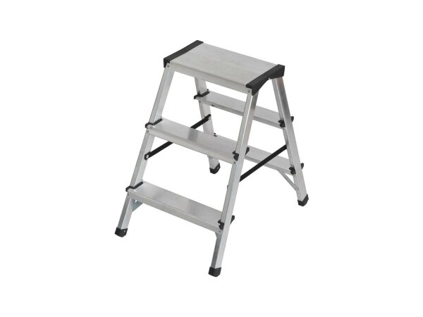 BRENNENSTUHL Doppelstufenleiter, Aluminium, max. Belastung 1
