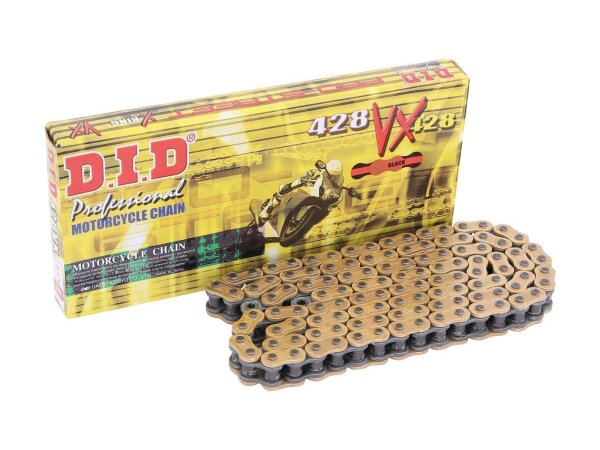 DID Kette "428VX G&B" 1/2 x 5/16, Pro-Street X 120 Glieder, C