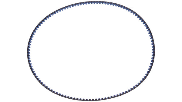 GATES Antriebsriemen CDX Riemen, 11 mm Teilung, 12 122 Zähne, 134