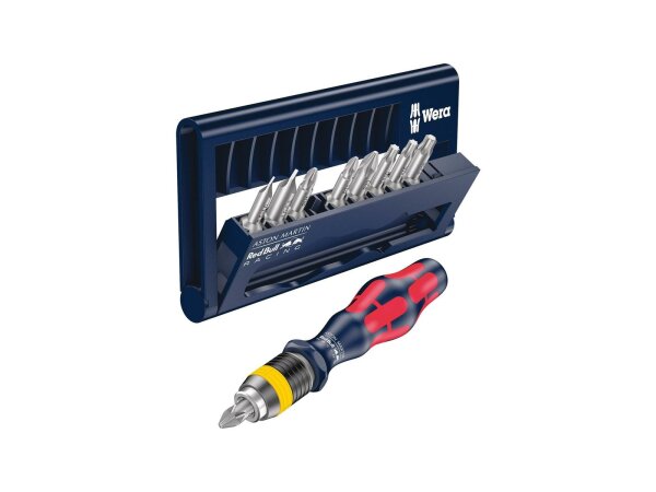 WERA Bitsatz "KK10 RBR", 1/4", in Red Bull Racing Teamfarben
