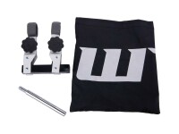 Halter Für Beach oder Sky Flag, 20 cm, Stahlklemmu weiß