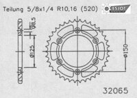 ESJOT Kettenrad "32065" 520, Aluminium,...