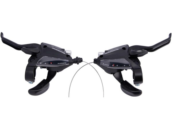 SHIMANO Schalt-/Bremshebel "ST-EF500" SB-verpackt, 3-/8-fach, rec