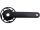 MIRANDA Kettenradgarnitur "Classic" 1-fach, 170 mm schwarz matt