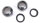 ALL BALLS RACING Gabelsimmerringsatz Die Wellendic 35 x 48 x 11 (