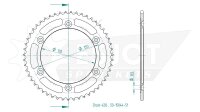 ESJOT Kettenrad "15044" 428, Stahl, schwarz 51...