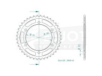 ESJOT Kettenrad "29033" 525, Stahl, schwarz 42...