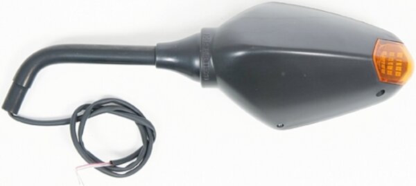 FAR Spiegel, Mit integriertem Blinker, schwarz, Universal pa