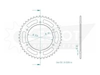 ESJOT Kettenrad "32050" 520, Stahl, schwarz 43...