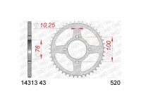 AFAM Kettenrad "14313" 520, Stahl, schwarz 43...