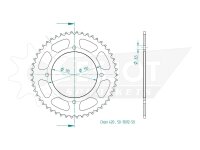 ESJOT Kettenrad "13012" 420, Stahl, schwarz 50...