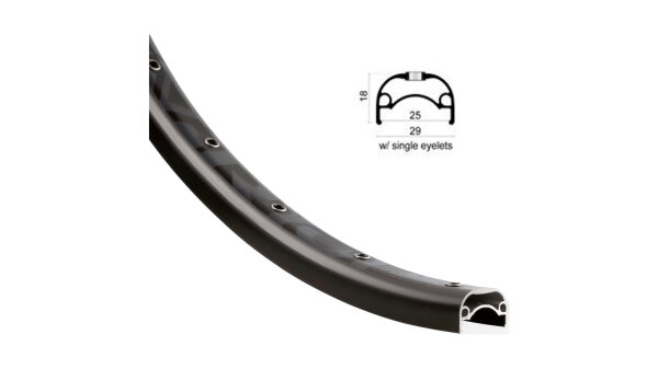RODI Felge "Ryot" 25-622 (29"), 32 Loch Aluminium, schwarz