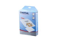 NILFISK BLUE LINE Staubsaugerbeutel Papier- und Vl 5...