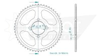 ESJOT Kettenrad "15060" 428, Stahl, schwarz 54...