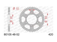 AFAM Kettenrad "80105" 420, Stahl, silber 48...