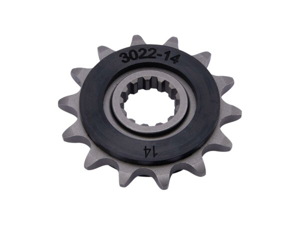 SPEC-X Antriebsritzel "3022" 520, Stahl.gummiert D 14 Zähne