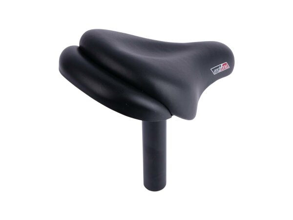 Lern-Laufrad-Sattel Mit Griff, L 206 x B mit Aluminium-Stütze Ø 25,4 mm