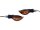 SPEC-X Blinker "Organic" SB-verpackt, E-geprüft 12 schwarz, kurza