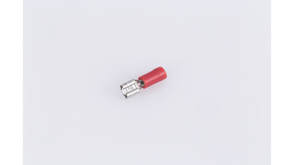SPAHN Flachsteckhülse Isoliert, Packung à 1 rot, 4,8 mm - 