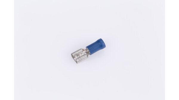 SPAHN Flachsteckhülse Isoliert, Packung à 1 blau, 6,3 mm -