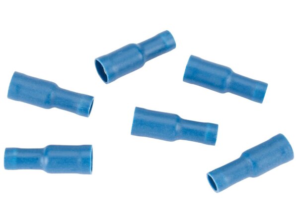 SPAHN Rundsteckhülse isoliert, Packung à 10 blau, 5,0 mm -
