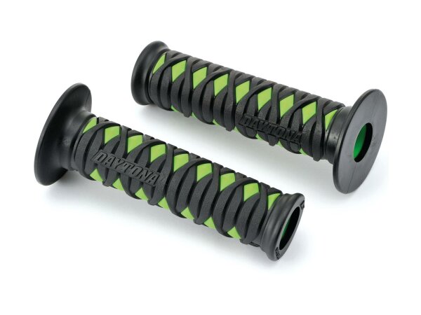 DAYTONA Griffgummi "Katana" Typ: Road, Material: 1 schwarz / grün