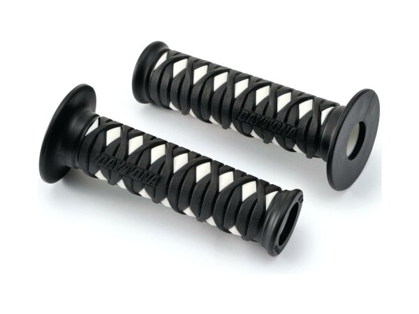 DAYTONA Griffgummi "Katana" Typ: Road, Material: 1 schwarz / weiß