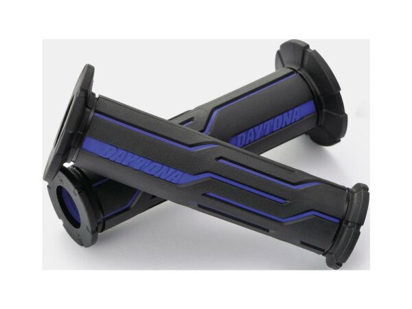 DAYTONA Griffgummi "D-Line" Typ: Road, Material: 1 schwarz / blau