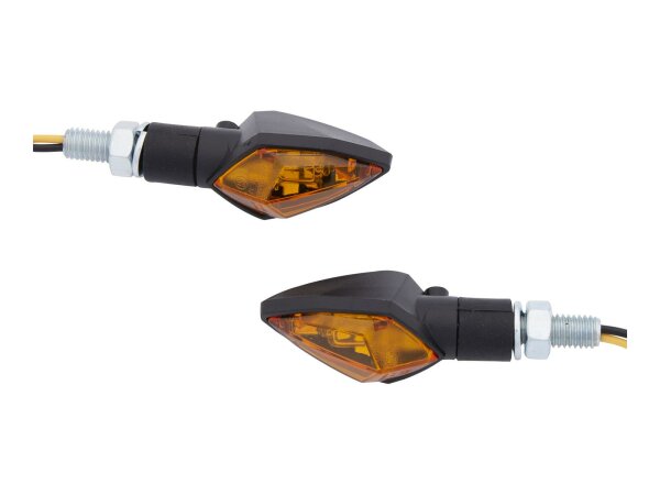 SPEC-X Blinker "Raute" SB-verpackt, E-geprüft 12 V schwarz, kurza