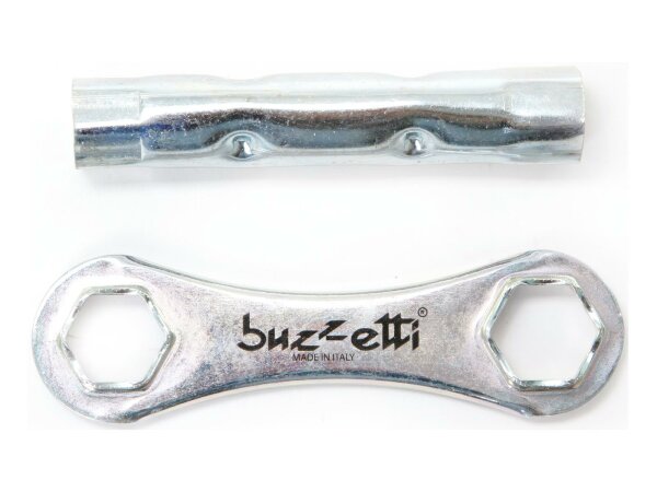 BUZZETTI Zündkerzenschlüssel SW 16 + 18 mm Länge 120 mm